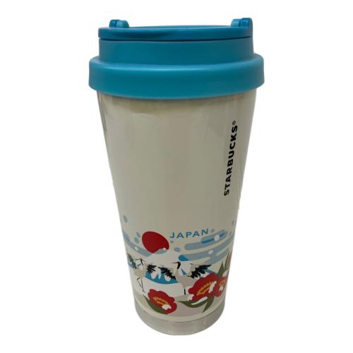 STARBUCKS COFFEE (スターバックスコーヒー) タンブラー ホワイト×スカイブルー JAPAN Winter 473ml