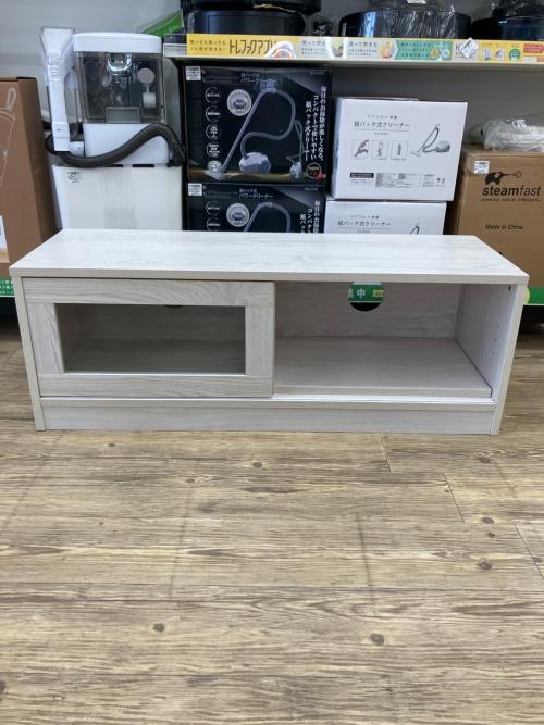 テレビボード ナチュラル 193 組み立て スライド扉