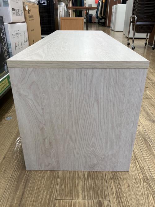 テレビボード ナチュラル 193 組み立て スライド扉