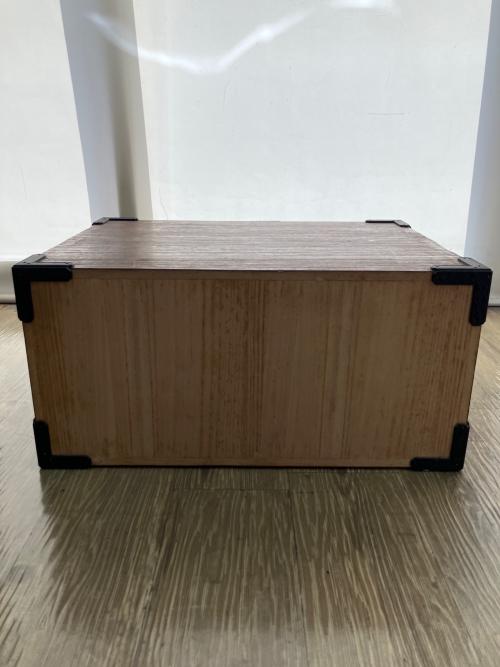 和タンス ブラウン×ブラック 3口