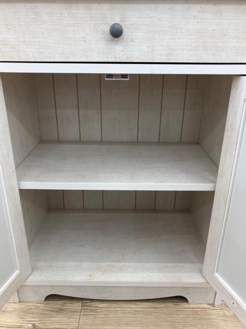 ニトリ レンジ台 リズバレー SLM1260D WH