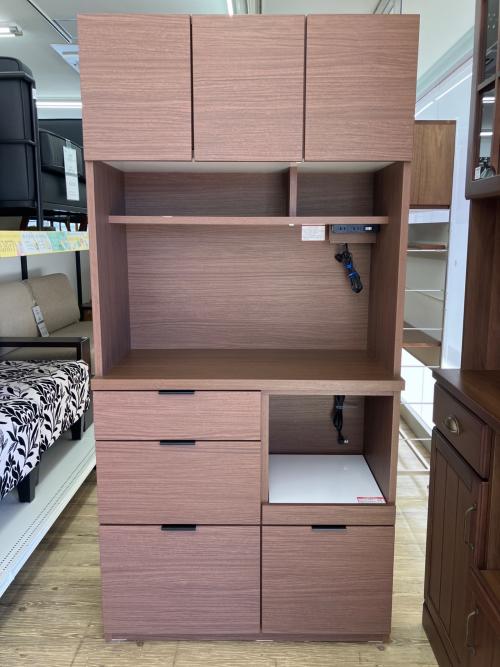 ニトリ レンジボード ブラウン 296 レンジ台付 エトナ