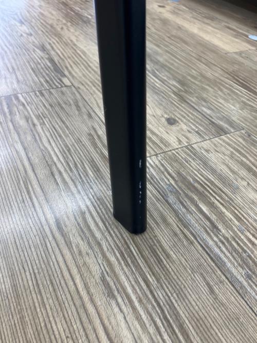カウンターテーブル ブラウン×ブラック 丸型