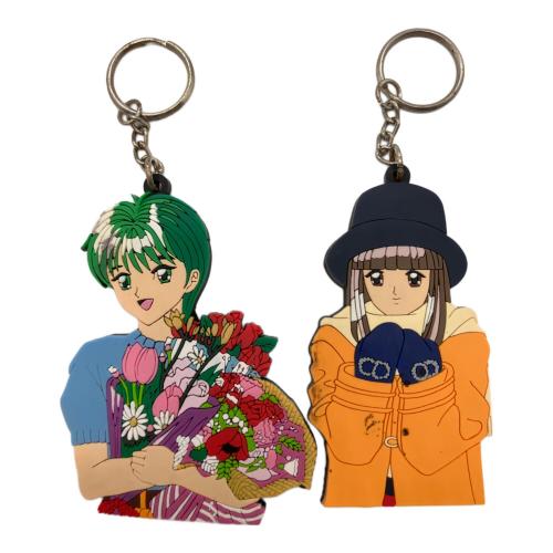 メグえもん525☆リメイク☆ぷっくりハートキーホルダー4個セット