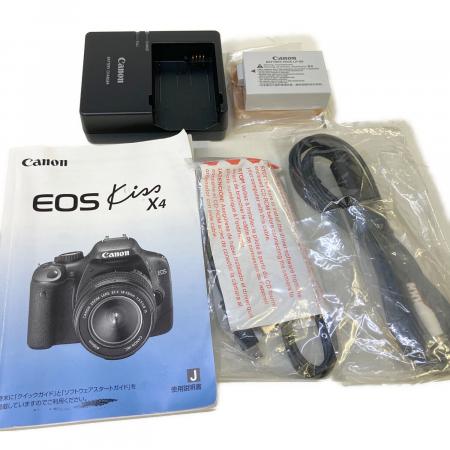 ビギナー向け●USM付きレンズ●Wi-Fi転送●キャノン EOS kiss X4 安心のゆうパック代引き発送！送料、代引き手数料無料！ キヤノン（Canon） Canon EOS kiss X4 レンズキット 動画撮影 SDカード