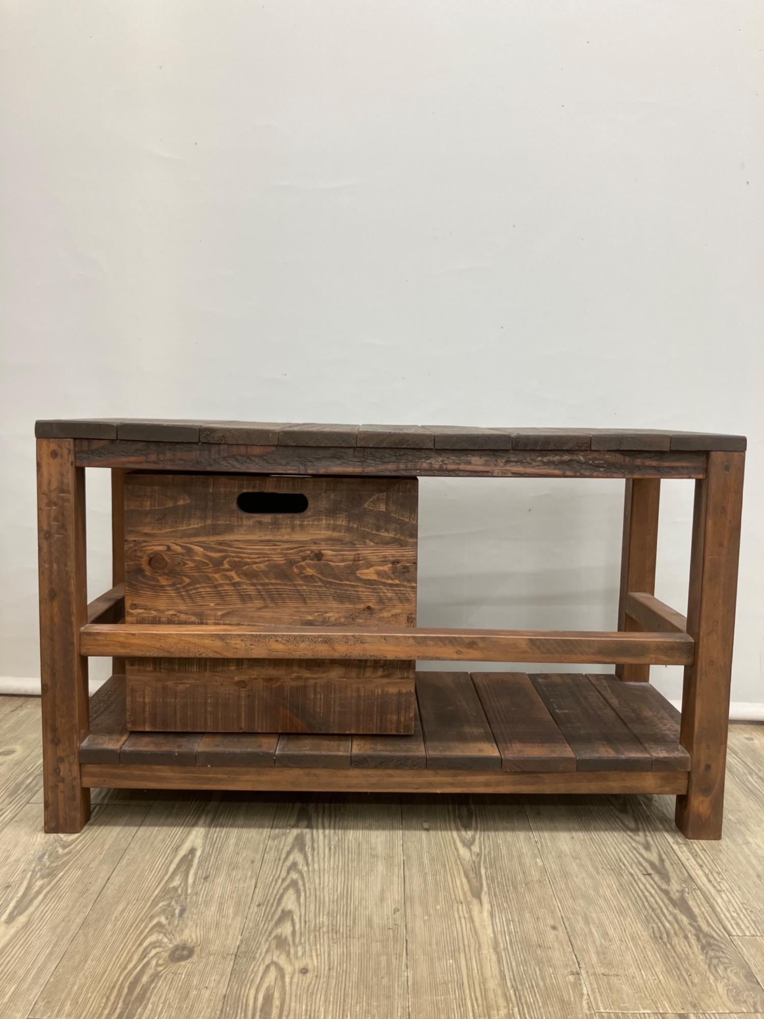 【まつなおさん専用】niko and ニコアンド　オリジナル　ベンチシェルフ 楽天市場】オリジナルシェルフワゴン niko and  ニコアンド