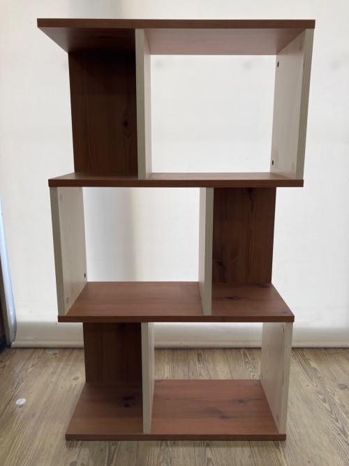 フリーラック ナチュラル×ホワイト 320 4段