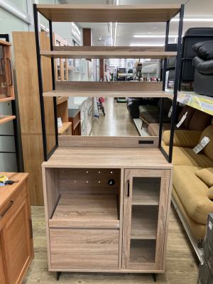 イーナ レンジボード en-230 木目シート剥がれあり