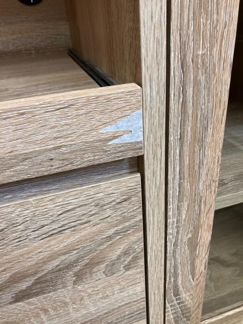 イーナ レンジボード en-230 木目シート剥がれあり