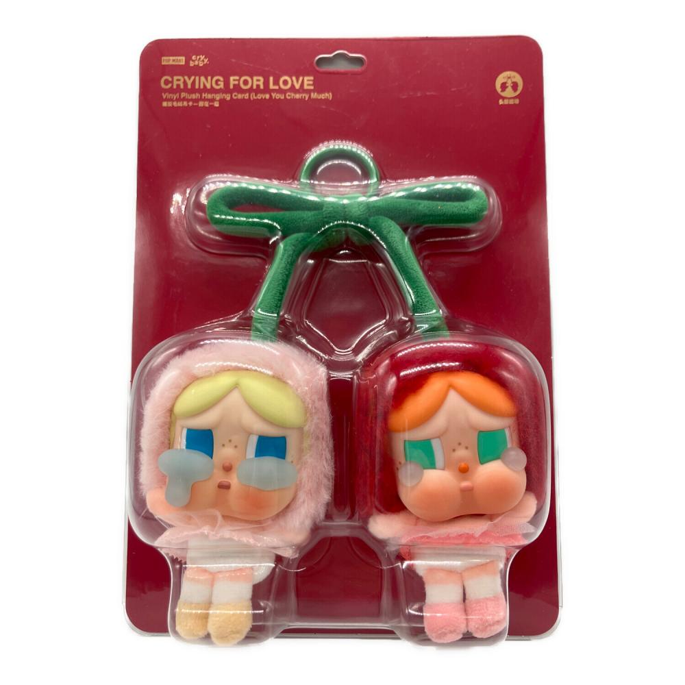 CRYING FOR LOVE チェリーキャラクター ストラップ　正規品 POP MART (ポップマート) CRYING FOR Love キャラクターグッズ