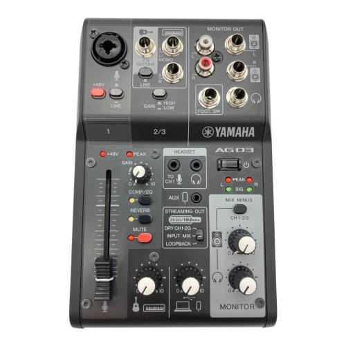YAMAHA (ヤマハ) ミキサー AG03 MK2