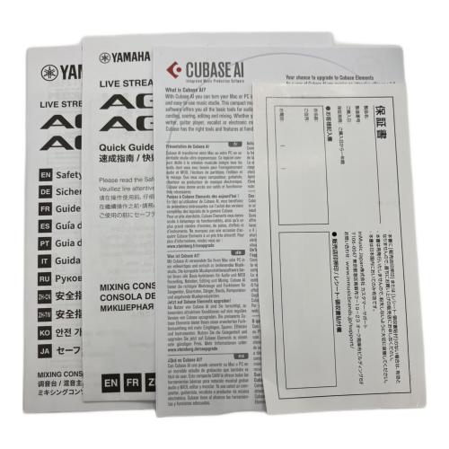 YAMAHA (ヤマハ) ミキサー AG03 MK2