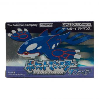 ポケットモンスターサファイア ゲームボーイアドバンス用ソフト -