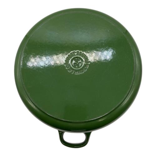LE CREUSET (ルクルーゼ) 両手鍋 24 グリーン