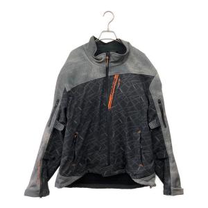 KOMINE (コミネ) ライダースジャケット グレー×ブラック サイズ:3XL