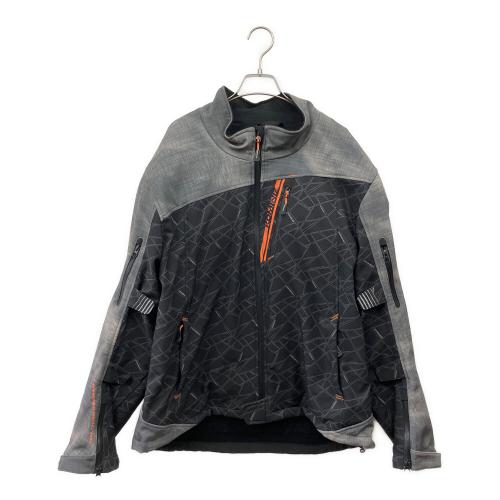 KOMINE (コミネ) ライダースジャケット グレー×ブラック サイズ:3XL