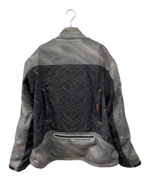 KOMINE (コミネ) ライダースジャケット グレー×ブラック サイズ:3XL