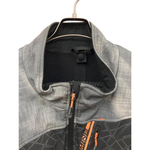 KOMINE (コミネ) ライダースジャケット グレー×ブラック サイズ:3XL