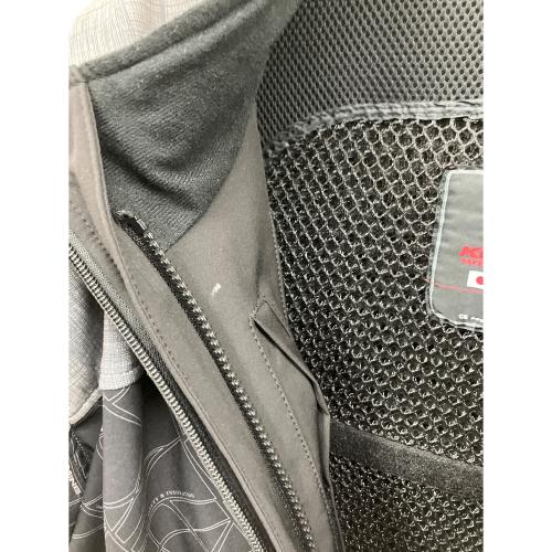 KOMINE (コミネ) ライダースジャケット グレー×ブラック サイズ:3XL