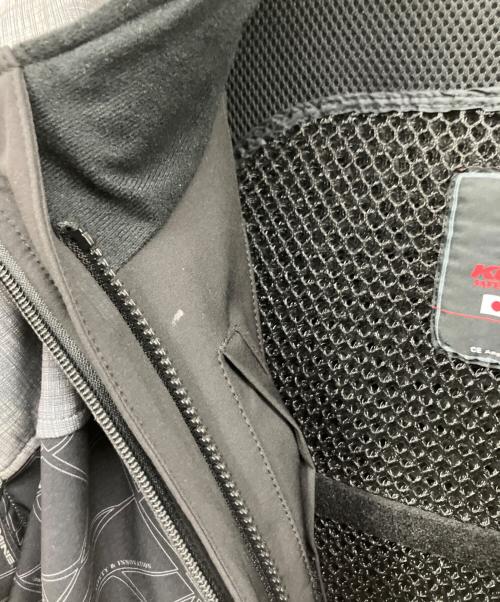 KOMINE (コミネ) ライダースジャケット グレー×ブラック サイズ:3XL