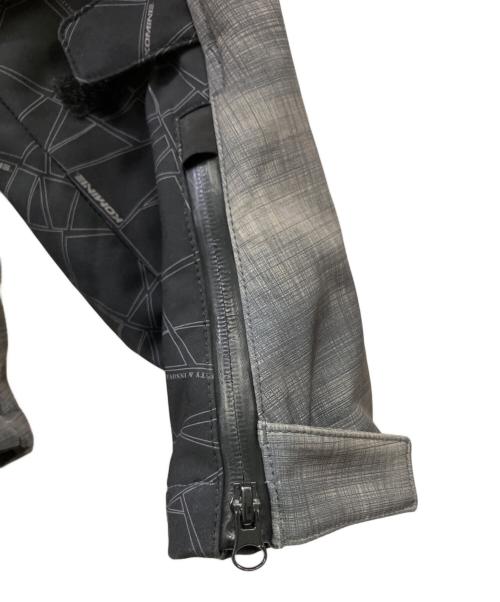 KOMINE (コミネ) ライダースジャケット グレー×ブラック サイズ:3XL