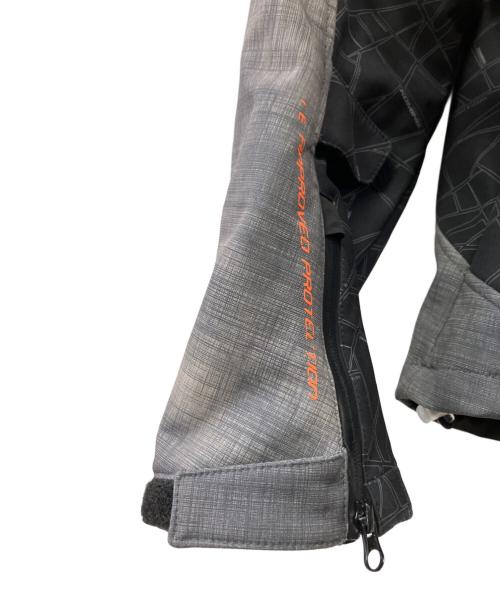 KOMINE (コミネ) ライダースジャケット グレー×ブラック サイズ:3XL