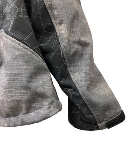 KOMINE (コミネ) ライダースジャケット グレー×ブラック サイズ:3XL