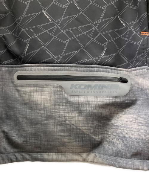 KOMINE (コミネ) ライダースジャケット グレー×ブラック サイズ:3XL