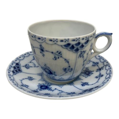 ROYAL COPENHAGEN (ロイヤル・コペンハーゲン) カップ&ソーサー ブルーフルーテッド・ハーフレース