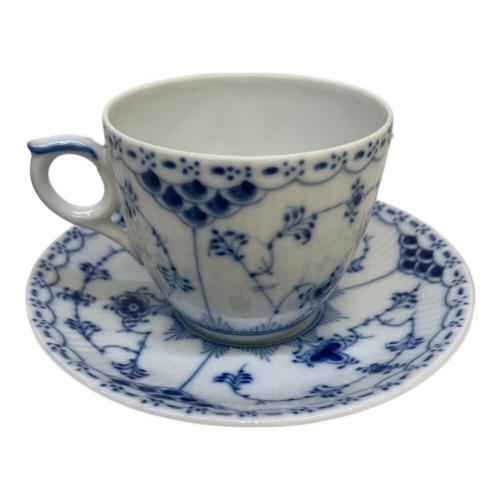 ROYAL COPENHAGEN (ロイヤル・コペンハーゲン) カップ&ソーサー ブルーフルーテッド・ハーフレース