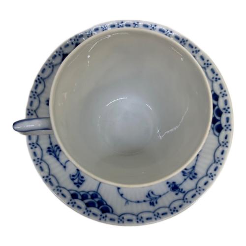 ROYAL COPENHAGEN (ロイヤル・コペンハーゲン) カップ&ソーサー ブルーフルーテッド・ハーフレース