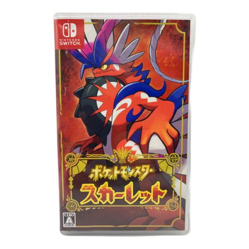 任天堂 (ニンテンドウ) ポケットモンスター スカーレット Nintendo Switch用ソフト CERO A (全年齢対象)