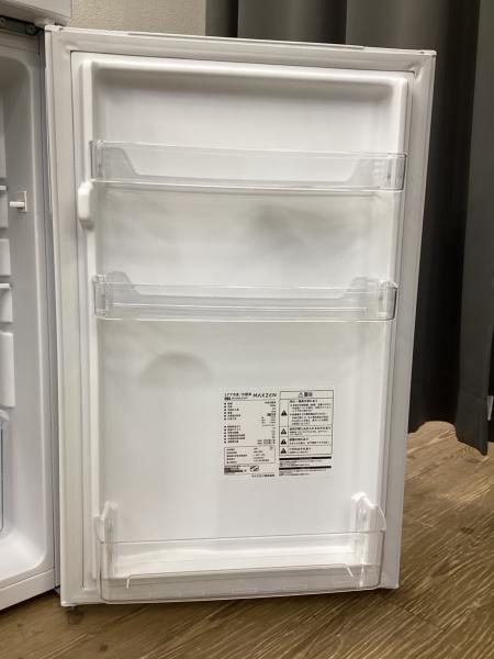 maxzen (マクスゼン) 2ドア冷蔵庫 JR112ML01WH 2024年製 207 112L