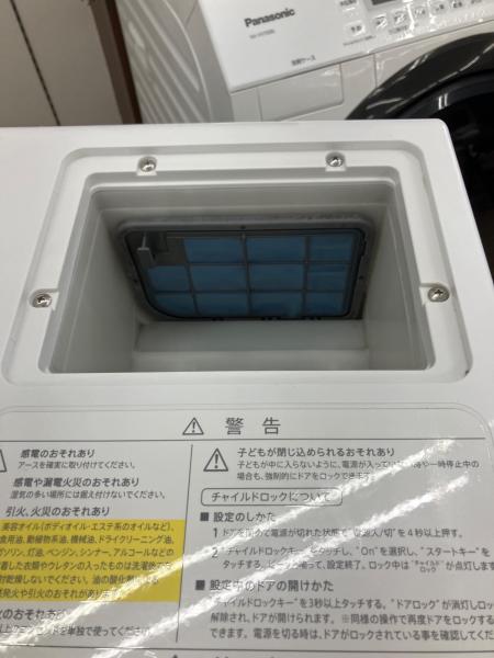 Sharp ドラム洗濯機ES-W113-SL 2021年製　中古品　 SHARP (シャープ) ドラム式洗濯乾燥機 ES-W113-SL 2021年製 洗剤自動
