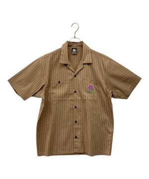 新日本プロレス (シンニチプロレス) 半袖シャツ ベージュ サイズ:XL