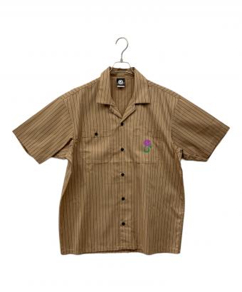 新日本プロレス (シンニチプロレス) 半袖シャツ ベージュ サイズ:XL