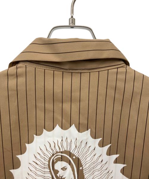 新日本プロレス (シンニチプロレス) 半袖シャツ ベージュ サイズ:XL