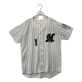千葉ロッテマリーンズ (チバロッテマリーンズ) FUJIWARA 1 応援グッズ ホワイト×ブラック
