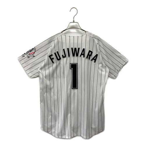 千葉ロッテマリーンズ (チバロッテマリーンズ) FUJIWARA 1 応援グッズ ホワイト×ブラック