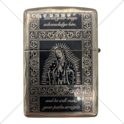 ZIPPO (ジッポ) オイルライター 2012年製 十字架と聖母