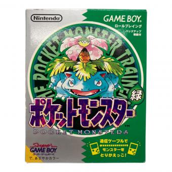 ポケットモンスター緑 ゲームボーイ用ソフト -