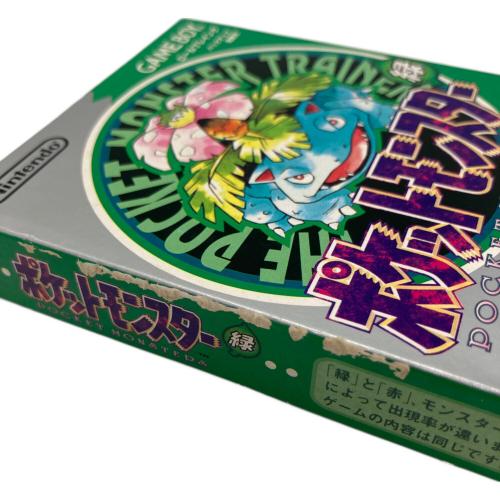 ポケットモンスター緑 ゲームボーイ用ソフト -