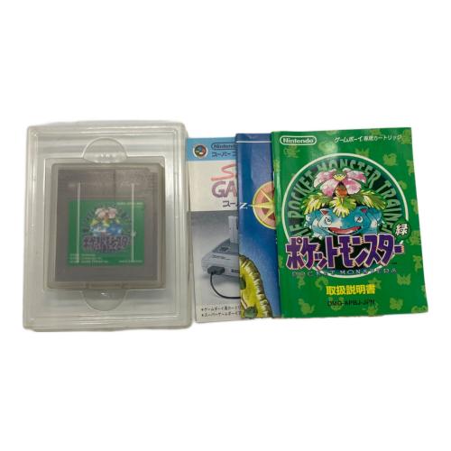 ポケットモンスター緑 ゲームボーイ用ソフト -