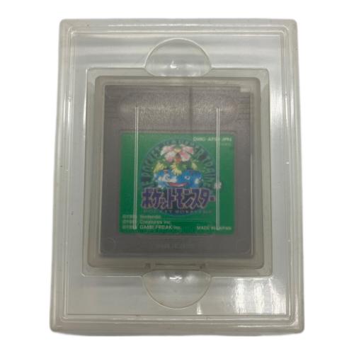 ポケットモンスター緑 ゲームボーイ用ソフト -