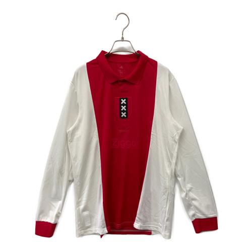 adidas (アディダス) サッカーユニフォーム JF6340 アヤックス・アムステルダム アニバーサリージャージー メンズ SIZE XXL ホワイト×レッド