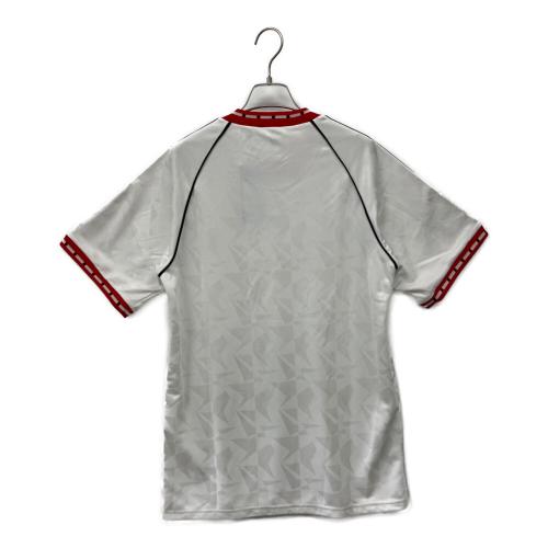 adidas (アディダス) サッカーユニフォーム JF0376 マンチェスター・ユナイテッド '91 アウェイジャージー メンズ SIZE M ホワイト×レッド