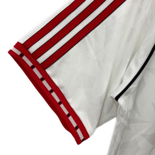 adidas (アディダス) サッカーユニフォーム JF0376 マンチェスター・ユナイテッド '91 アウェイジャージー メンズ SIZE M ホワイト×レッド