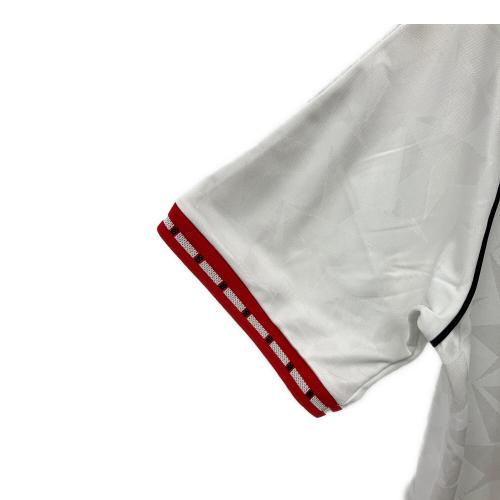 adidas (アディダス) サッカーユニフォーム JF0376 マンチェスター・ユナイテッド '91 アウェイジャージー メンズ SIZE M ホワイト×レッド