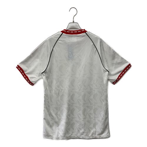 adidas (アディダス) サッカーユニフォーム JF0376 マンチェスター・ユナイテッド '91 アウェイジャージー メンズ SIZE XL ホワイト×レッド