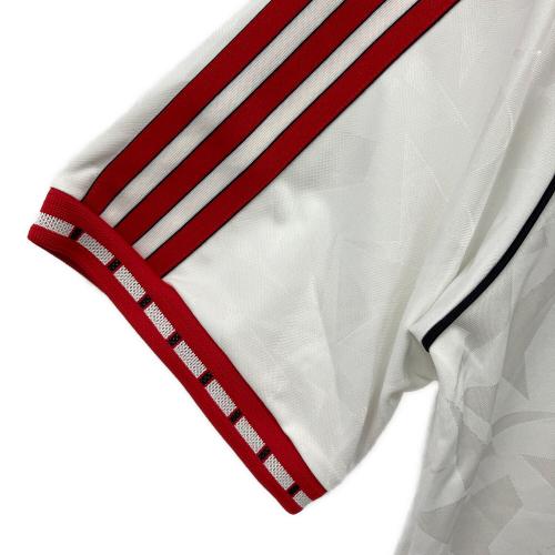 adidas (アディダス) サッカーユニフォーム JF0376 マンチェスター・ユナイテッド '91 アウェイジャージー メンズ SIZE XL ホワイト×レッド